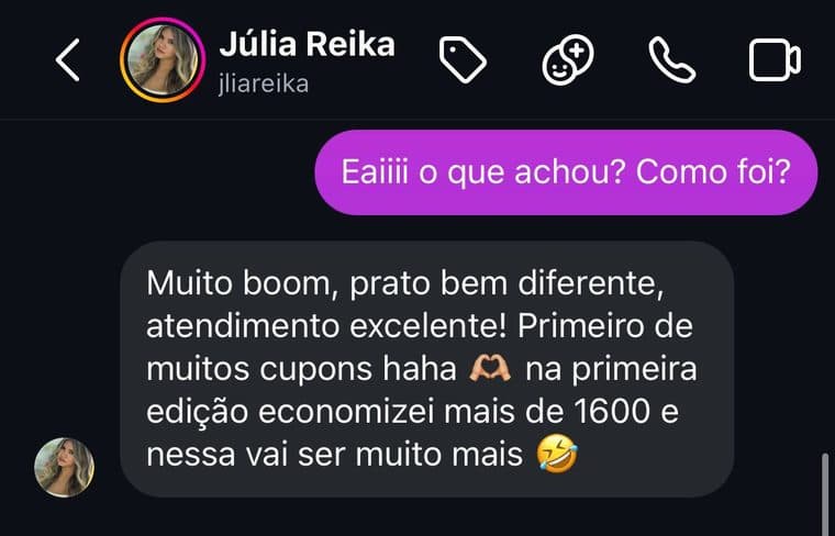 Depoimento de Júlia Reika — Canoas em Dobro