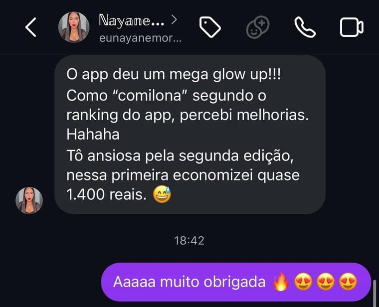 Depoimento de Nayane — Canoas em Dobro